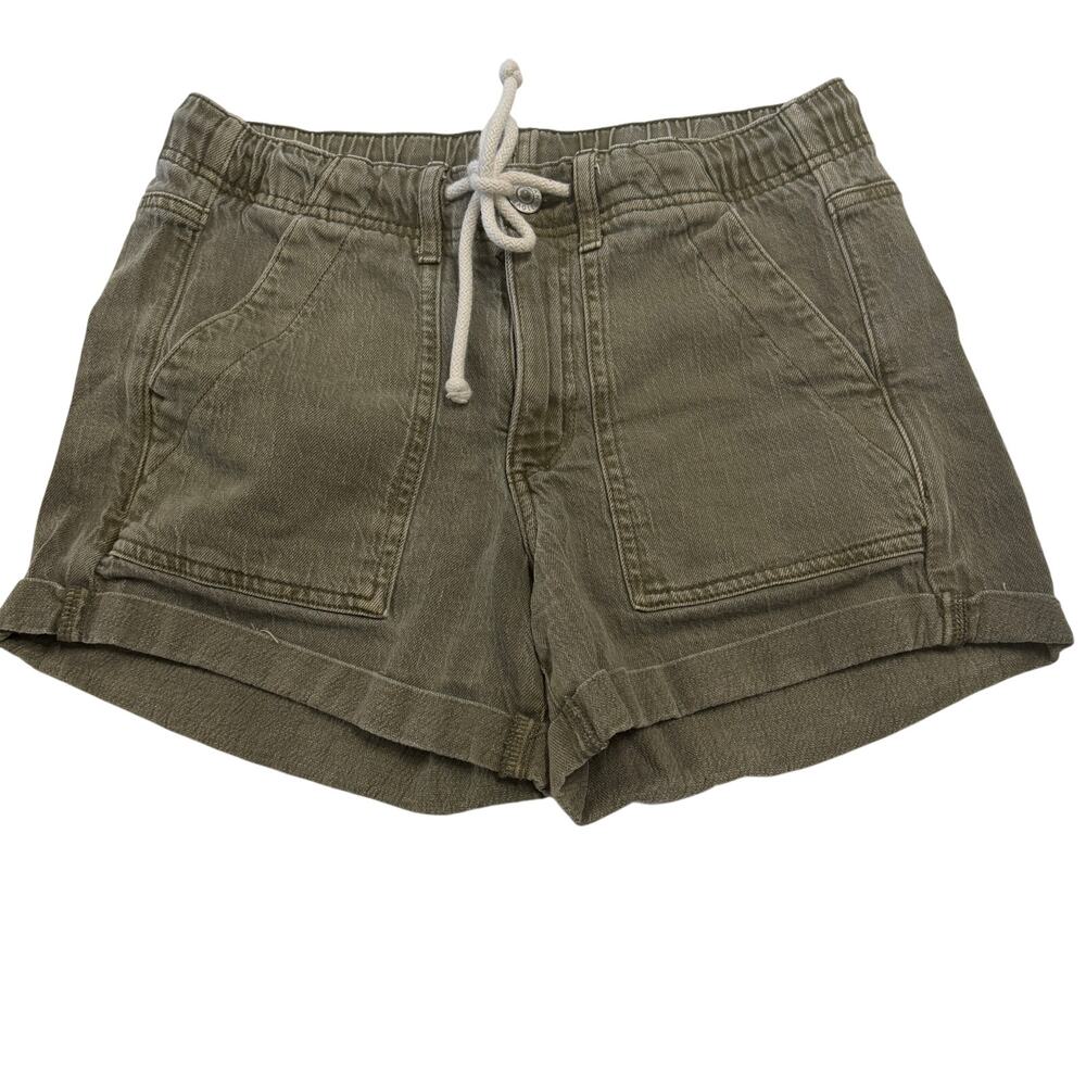 American Eagle Green Tomgirl Short Stretch Size 4 EUC